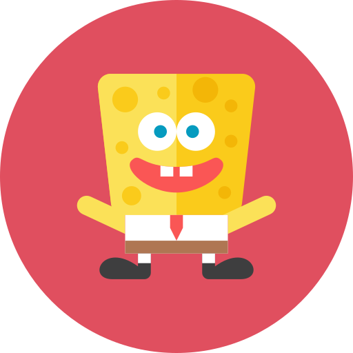 Spongebob Free Nobackground Png Icon Download Path (gold, salmon, black, white)