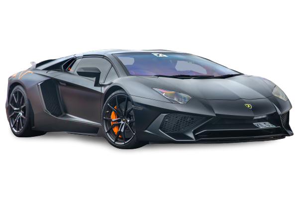 Sports Lamborghini Aventador Png Image (black, indigo)