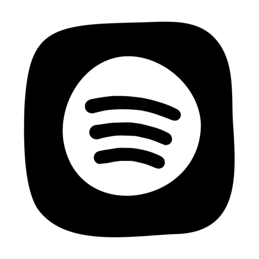 Spotify Free Png Icon Download (white, lavender, black)