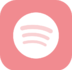 Spotify Music Ios Icon Free Png Icon Download (pink, salmon, black, white)