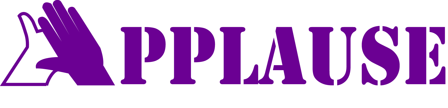 Applause Png Photo (white, purple, plum, indigo)