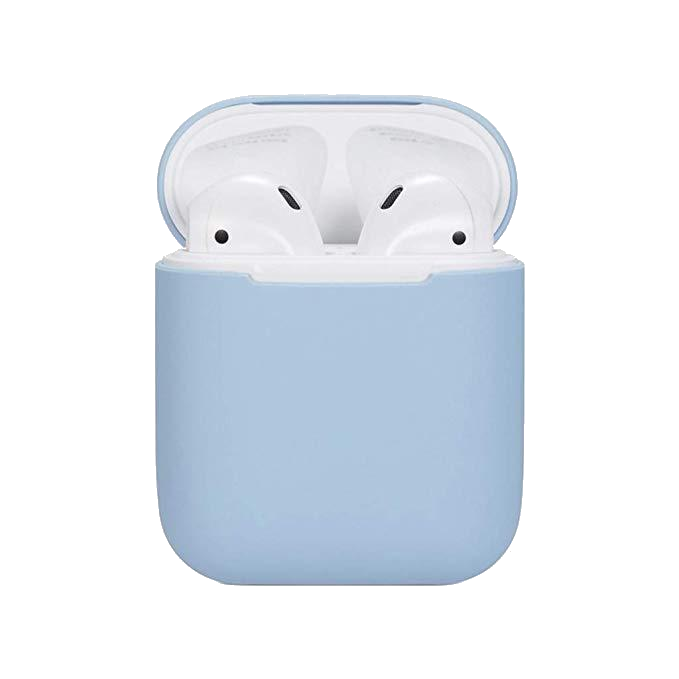 Apple Airpods Transparent Png (white, lavender, silver)