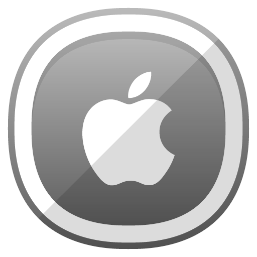 Apple Icon Free Png Icon Download (silver, white, black, gray, lavender)