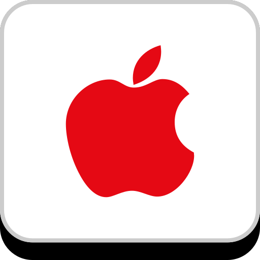 Apple Company Social Media Logo Brand Free Transparent Png Icon Download (silver, white, red, black, lavender)