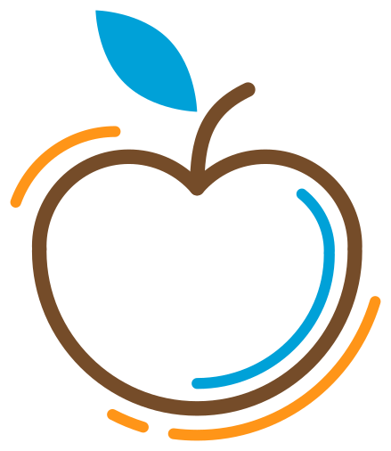 Apple Fruit Food Icon Free Transparent Png Icon Download (teal, olive, orange, black)