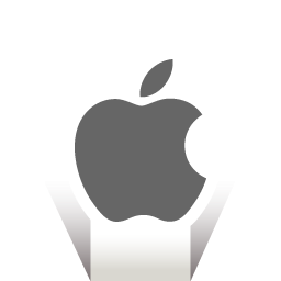 Apple Icon Free Nobackground Png Icon Download (gray, silver, black, white)