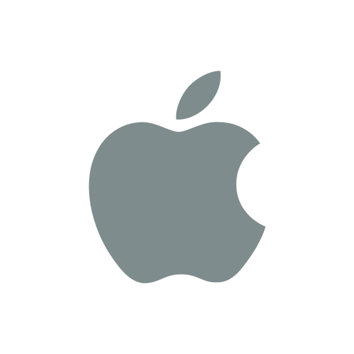 Apple Logo Icon Free Png Icon Download (gray, black)