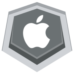 Apple Socialnetwork Free Nobackground Png Icon Download (gray, silver, black, white)