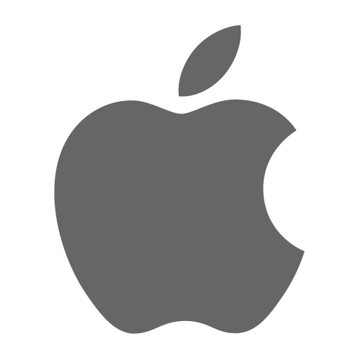 Apple Socialnetwork Free Png Icon Download (gray, black)