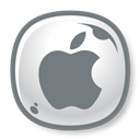 Apple Socialnetwork Free Transparent Png Icon Download (gray, silver, black, white)