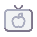 Apple Tv Icon Free Png Icon Download (silver, white, black, gray, lavender)