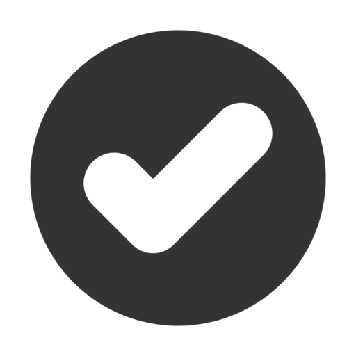 Approve Basic Checklist Free Png Icon Download (black)