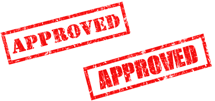 Approved Stamp Png Free Image (black, red)