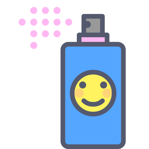 Spray Free Transparent Png Icon Download (indigo, black, greenish blue, yellow, gray)