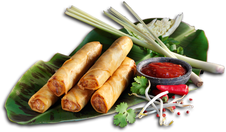 Spring Rolls Png Image (black)