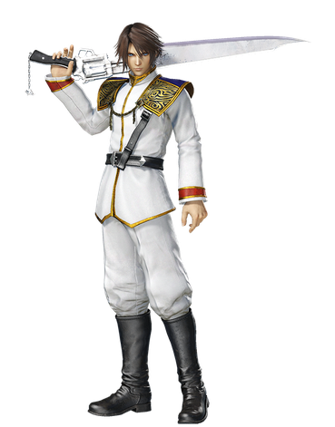 Squall Leonhart Background Png (silver, lavender, black)