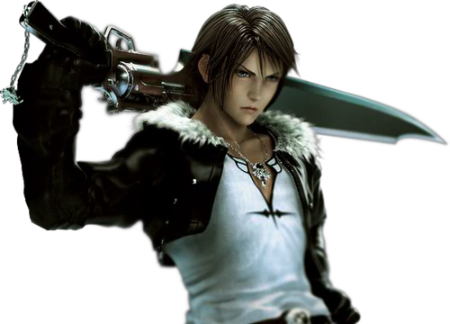 Squall Leonhart Png Clipart (black)