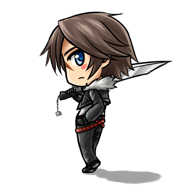 Squall Leonhart Png Hd (pink, silver, black)