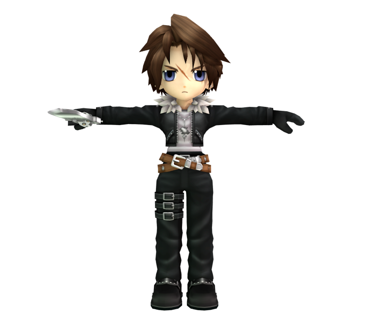 Squall Leonhart Png Image (black)