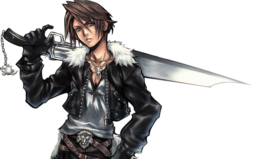 Squall Leonhart Png Photos (black)