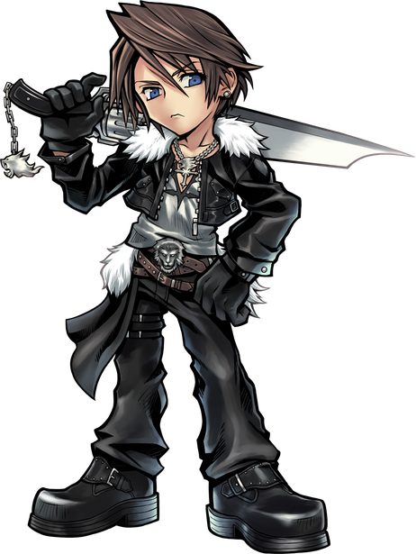 Squall Leonhart Png Transparent (black)