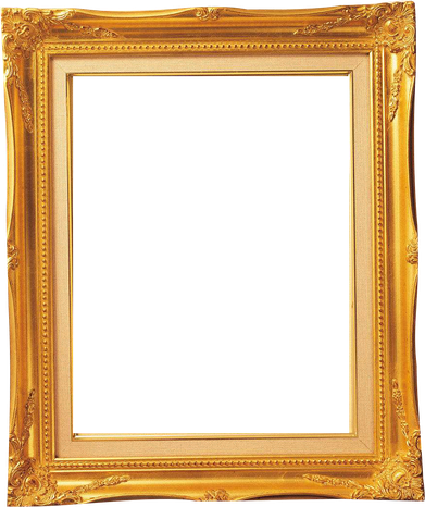 Square Gold Frame Png Pic (pink, salmon, black)