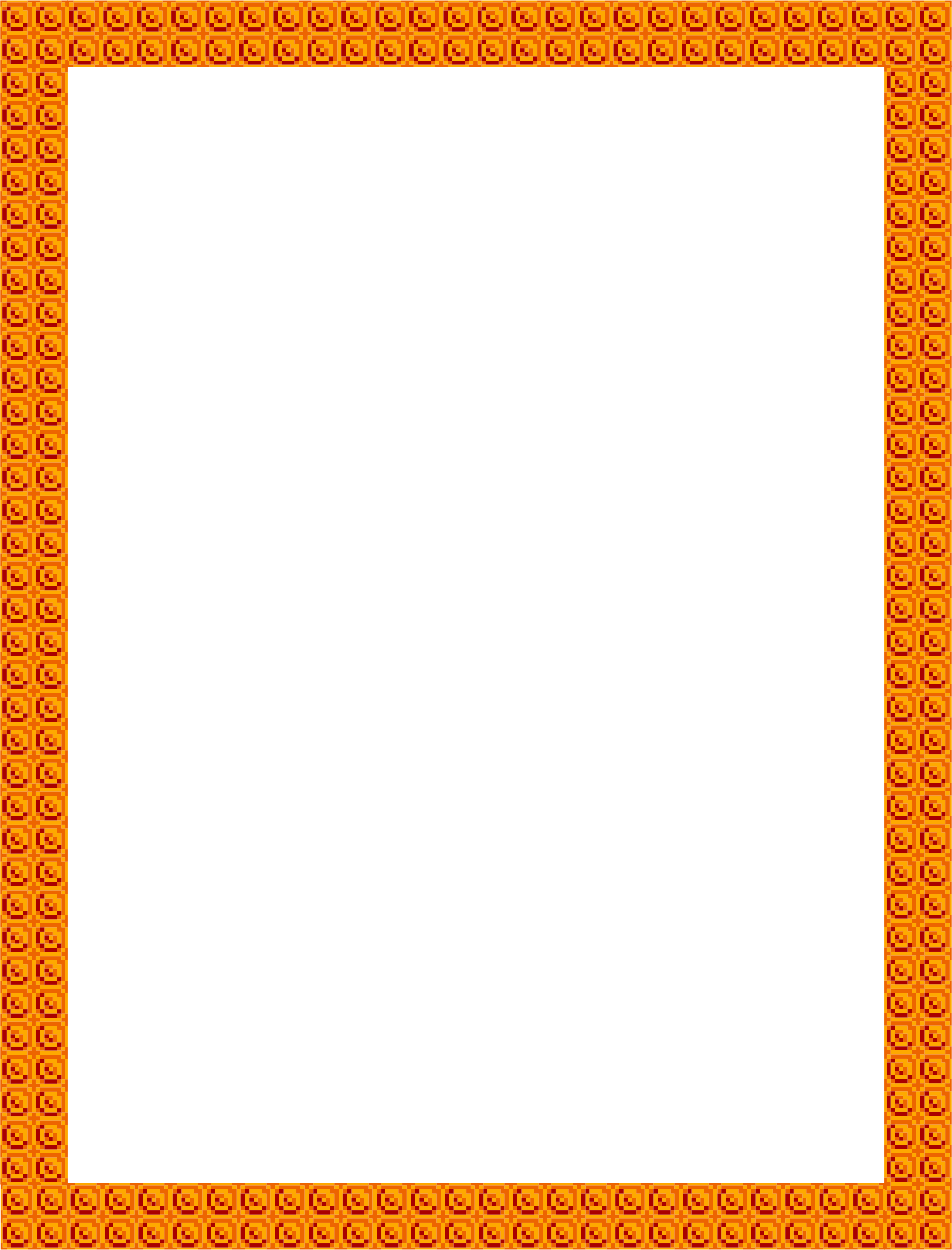 Square Orange Frame Png Download Image (chocolate, black, maroon)