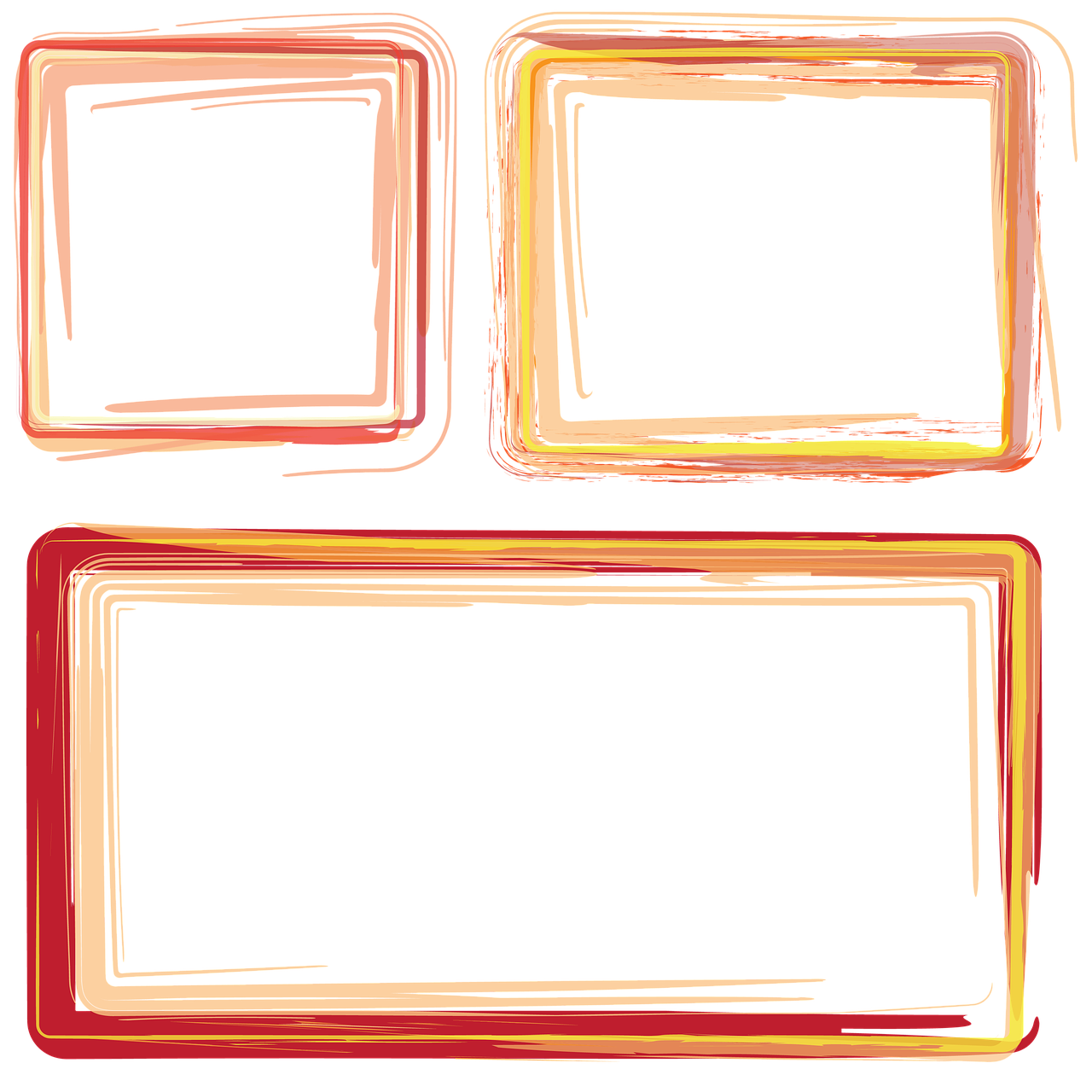 Square Orange Frame Png File (chocolate, black, maroon, pink)