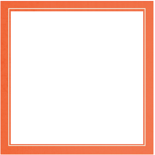 Square Orange Frame Png Photo (chocolate, black, salmon, pink)