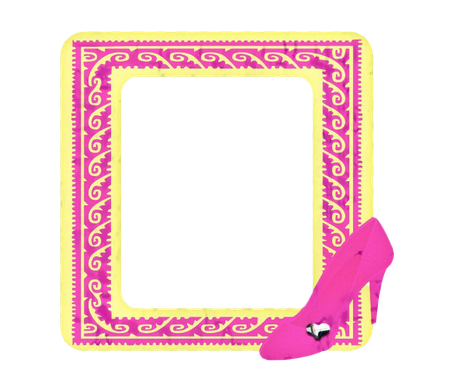 Square Pink Frame Png Pic (black, indigo, gray, beige)