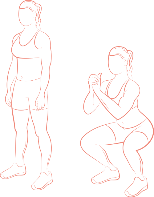 Squat Workout Png File (black)