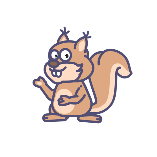 Squirrel Free Transparent Png Icon Download (pink, salmon, beige, black)