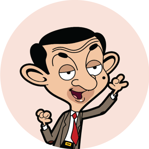 Mr Bean Download Png Image (beige, pink, black, white)