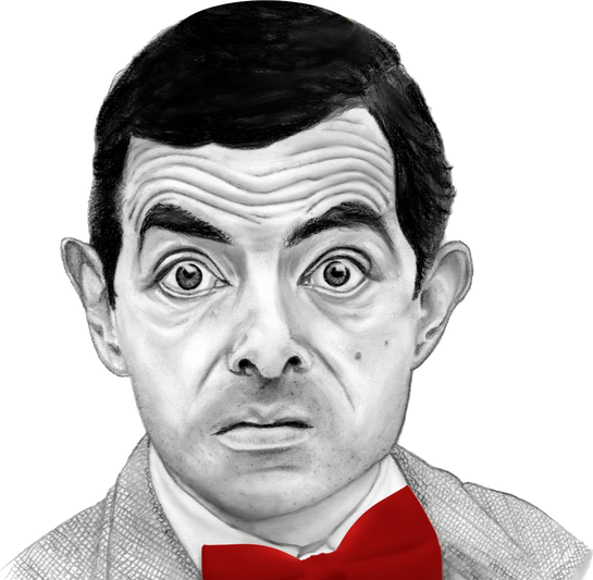 Mr Bean Png Photos (silver, black)