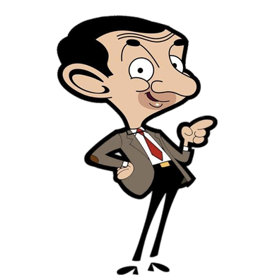 Mr Bean Png Pic (white, gray, pink, black)