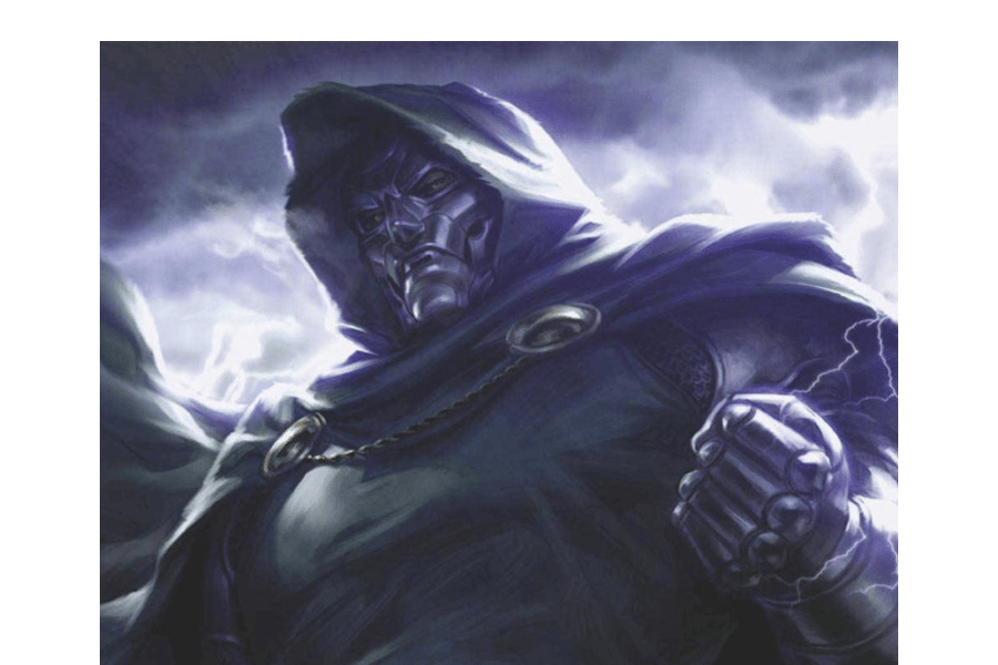 Dr Doom Png Background (indigo, black, gray)