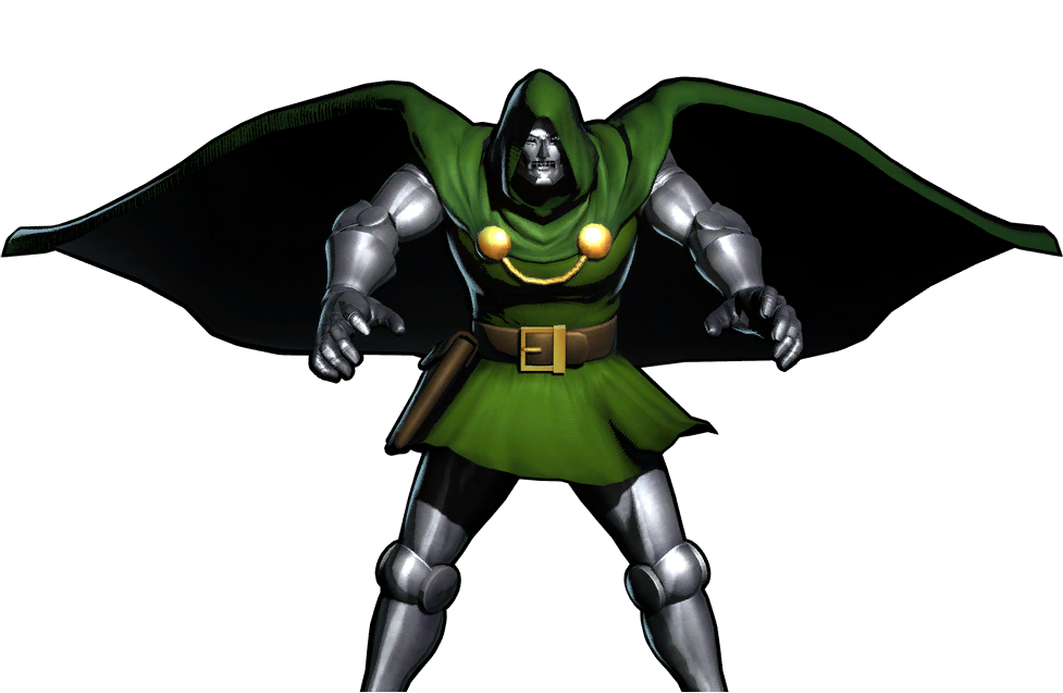 Dr Doom Png File (indigo, black, gray, white)