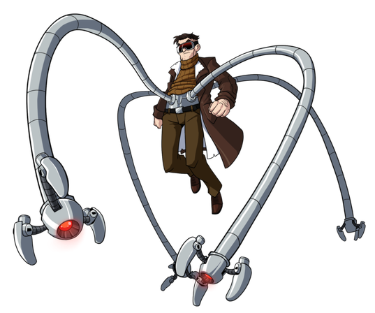 Dr. Otto Octavius Png Photo (black, silver)