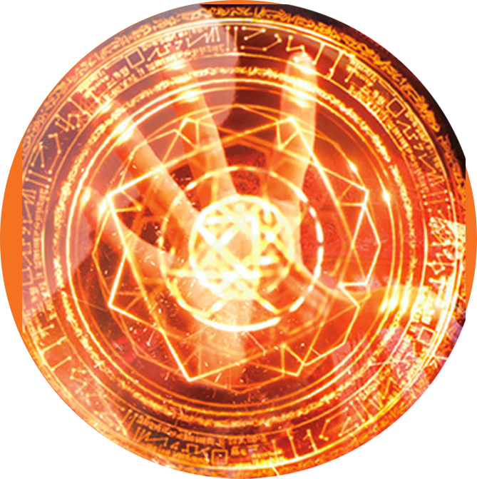 Dr Strange Portal Transparent (chocolate, white)