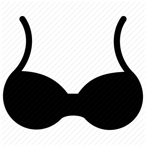 Bra Transparent Background (black, indigo)