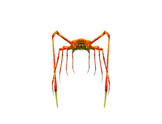 Crab Spiders Png File (black)