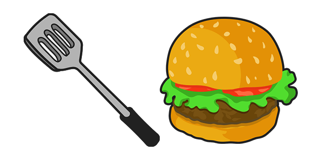 Krabby Patty Png Background Image (orange, black)