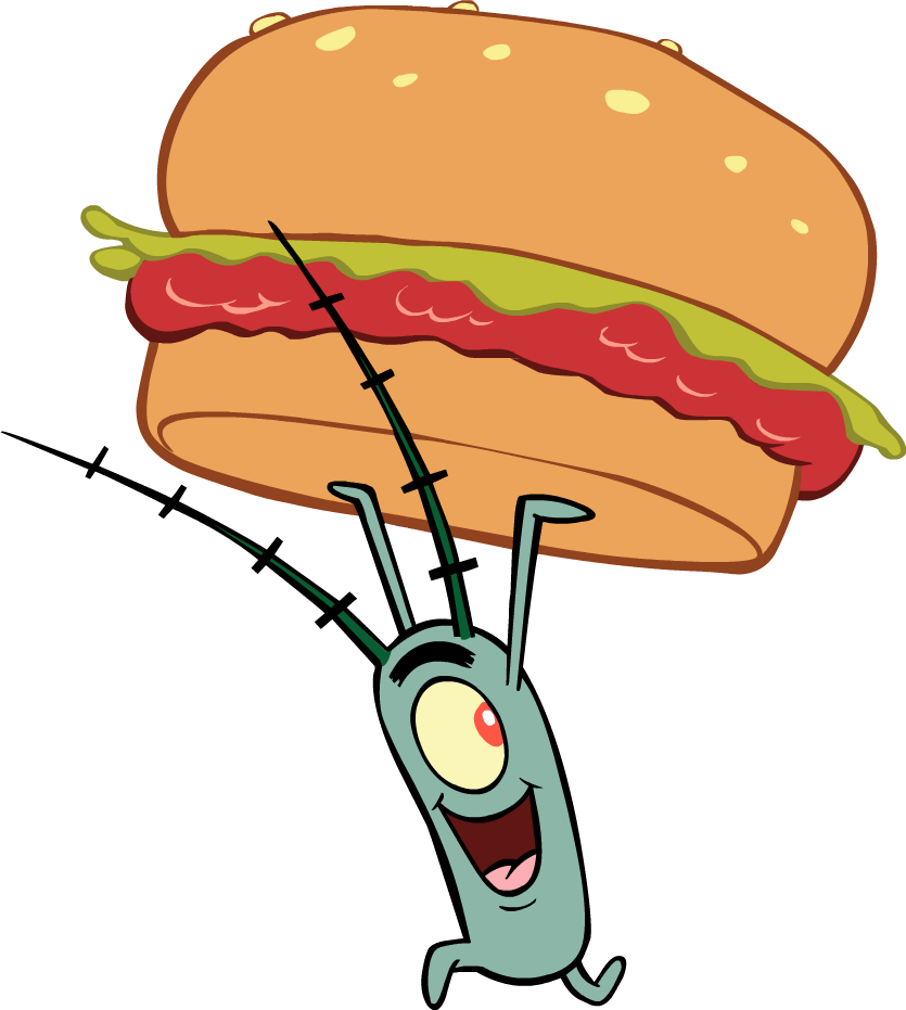 Krabby Patty Png File (silver, chocolate, black, salmon)