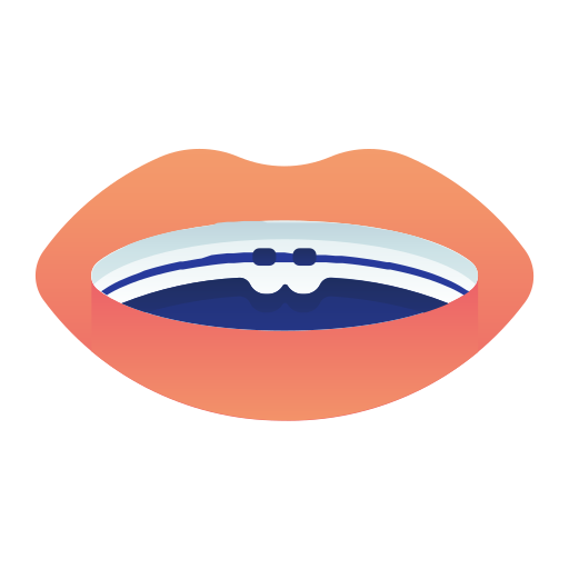 Braces Dental Mouth Dentist Healthcare Icon Free Transparent Png Icon Download (salmon, black)