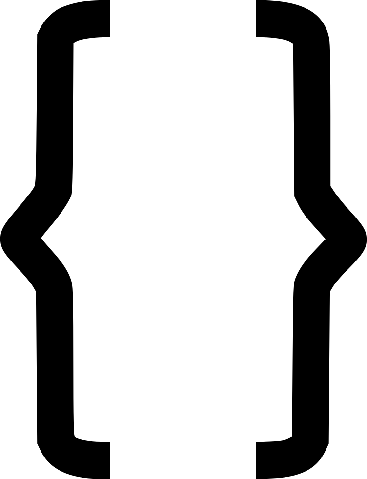 Brackets Png Picture (white, black, silver, lavender, gray)