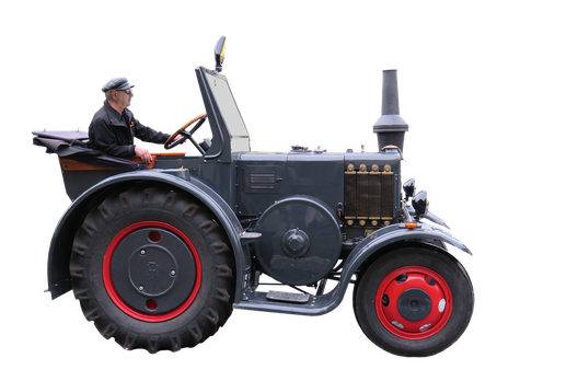 Tractor Download Png Image (indigo, black)