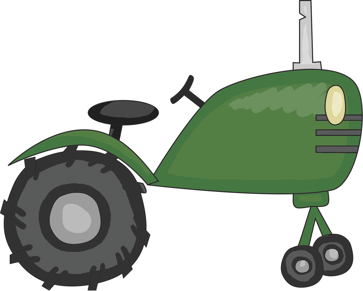 Tractor Png Photo (black, gray)