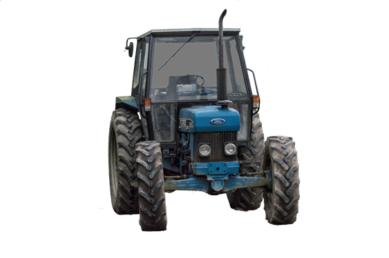 Tractor Transparent Png (black)