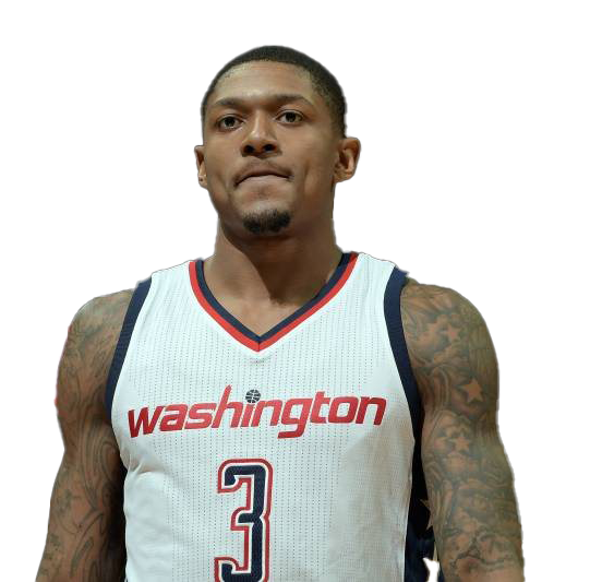 Bradley Beal Png (white, lavender, silver)