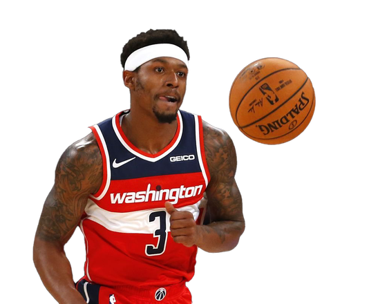 Bradley Beal Transparent Png (white, maroon, black)